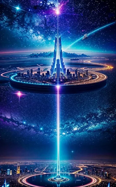 Spectacular views, Future Cities ,god秘的,  Vivid , is glittering,magic, surrealism,god々Shii, 素晴らShii, The little star ,美Shii景色,Impressive Scenery , Spectacular Scenery 