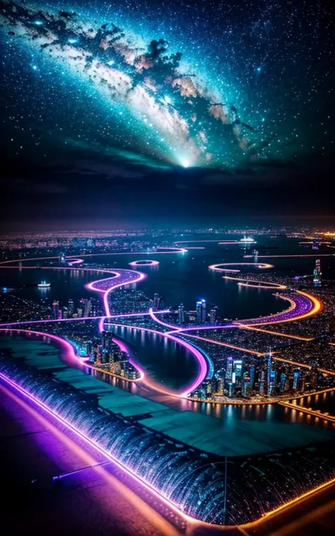 Spectacular views, Future Cities ,god秘的,  Vivid , is glittering,magic, surrealism,god々Shii, 素晴らShii, The little star ,美Shii景色,Impressive Scenery , Spectacular Scenery 