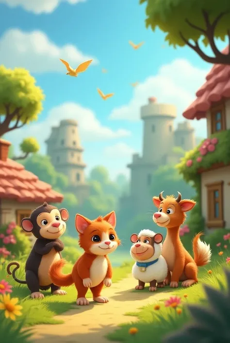 Welcome to Furry Fun Adventures! Watch as our curious cat has a blast with its animal friends—Monkey, Cow, Sheep, and Dog! From silly antics to unexpected friendships, these animals come together for non-stop fun and laughter. Whether it’s chasing tails or...