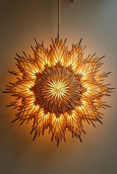 Make a PAROL star that is made of coconut material only. The star should be in 3D mode. No electrical enhancement, paints, and dust. 