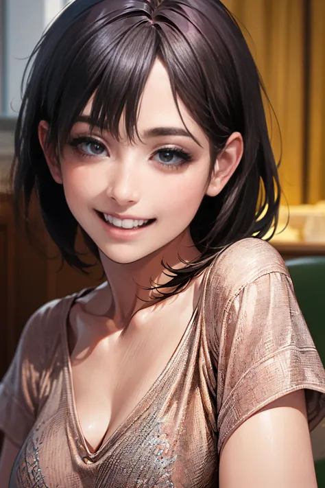 (( highest resolution ,  High Quality, Best Quality, 16k,  realistic , Realistic)), (( adult woman laughing)), (( gravure model )), (( random location)), (()), (()), (()), (()), (()), (()), (()), (())