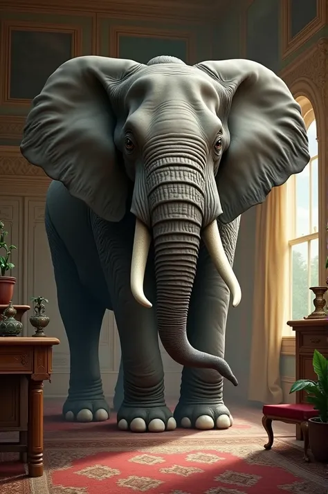 Elephant in the house 