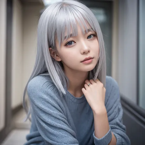 Silver Haired Girl