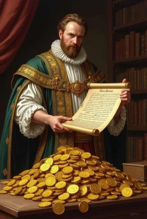 Receipt of 100 sovereigns of gold 