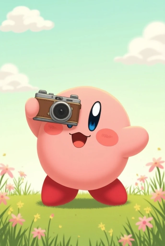 Kirby 2D with a photo camera 