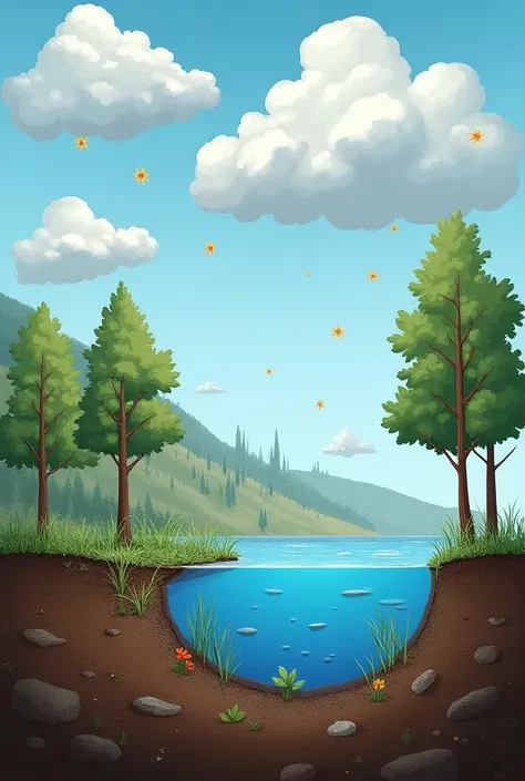 climatic conditions, how rain and temperature ,  affect the release rate and movement of potassium in the environment.