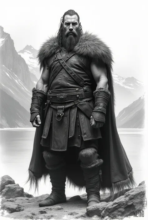 viking drawing