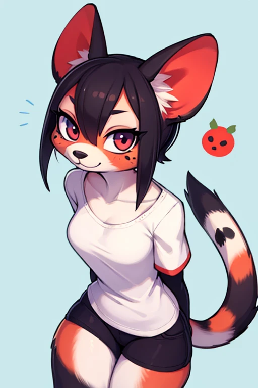 female furry ladybug furry toon style