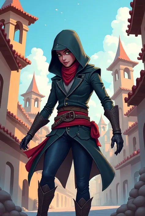 Cartoon style Assassins creed fan art