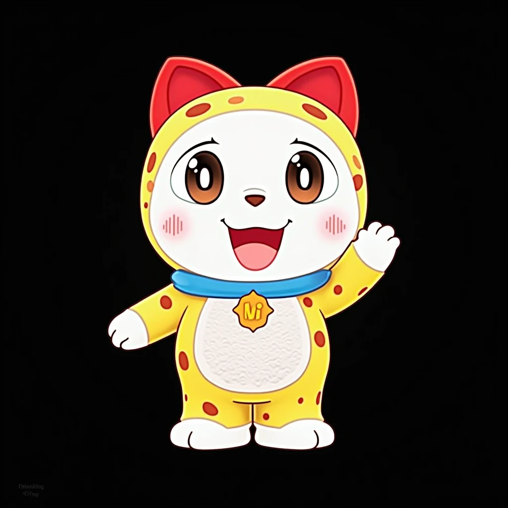 Cartoon characters Dou - mi, 3d chibi animation style