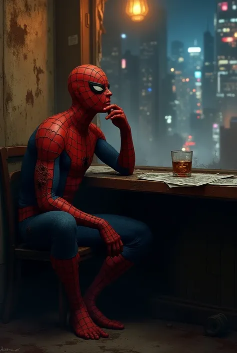 Spiderman who drinks 
