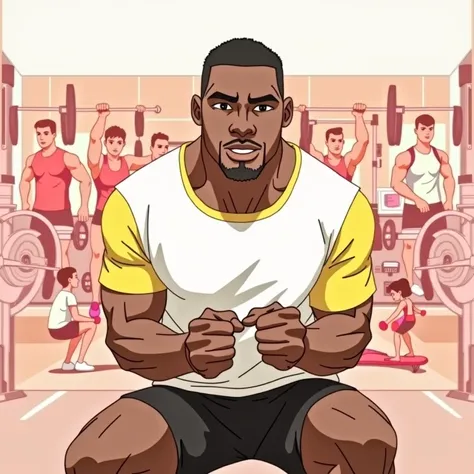 Animated image with gym