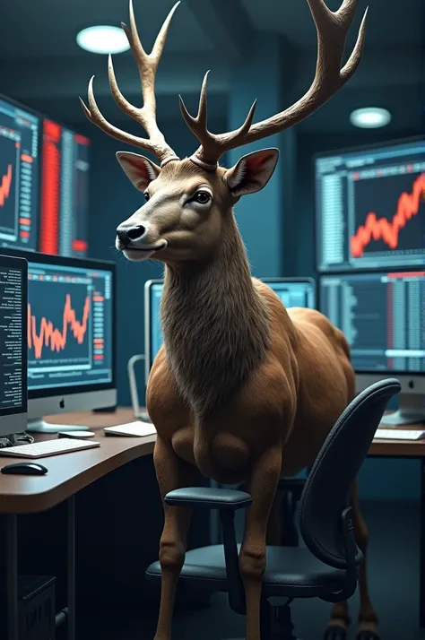 Stag Doing Stock Market Trading 