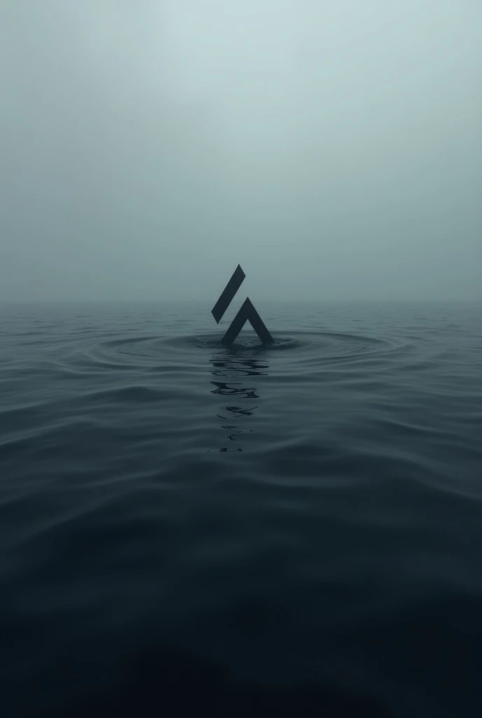 , the  "Grey Sea ", disappearing into the dark ,  logo appears as if it were absorbed by the depths of the ocean.
