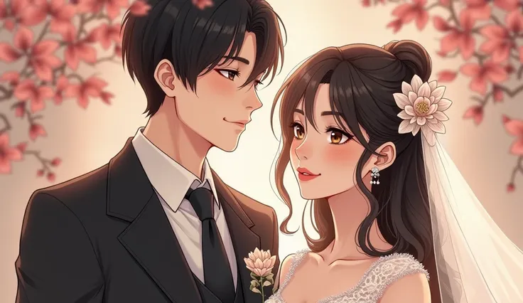 The male character, Gu Nanjo, 28, is Chinese, handsome, white, 185 cm tall.. A little naughty with a female character named Suzie Yi, 26, is Chinese, beautiful, white, cute, small, nice, 168-faced, slightly arrogant. The couple got married.