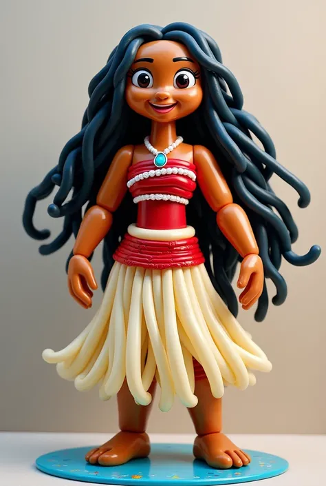  balloon Create an image where Moana is made of balloons.  The modeling must be done in a 260 , suitable for Twister .