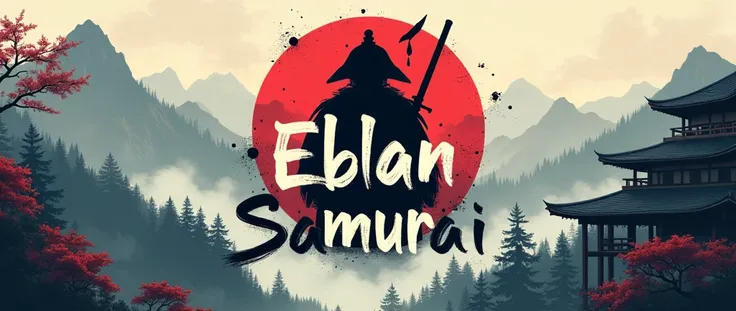 logo, the inscription on the eblan, samurai