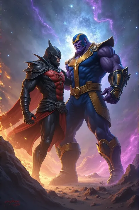 Jokar and thanos fight 
