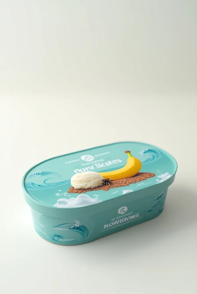 Its a Banana fruits closed icecream box , the box has to have flavours Ocean name which is the brand logo and box has to look very fresh and premium look and artwork has to come on lid and round of the oval shape box.
Shape is oval not round ,
Need show ba...