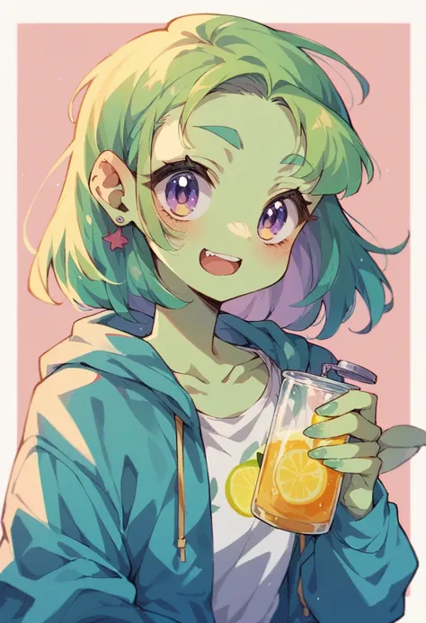  lofi chill lemon soda、lemon squash 、 Cyber、colorful