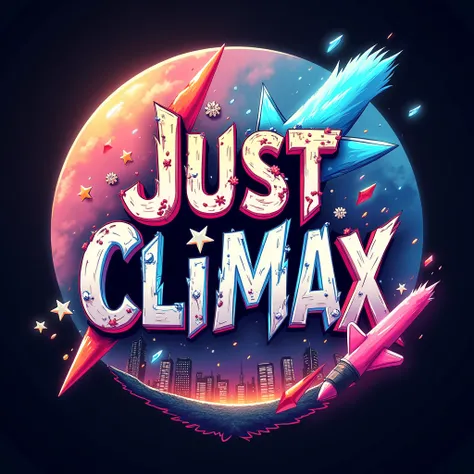  Create an image for a channel avatar with the anime theme and with the name Just Climax - Animes in evidence, Remember that the channel is from Cortes de Animes