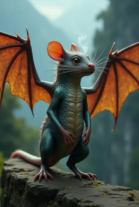 The fusion of a rat with a dragon