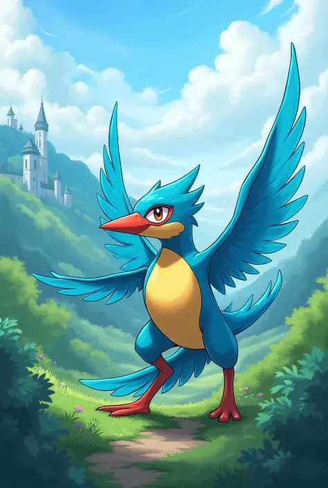 Kingfisher Pokémon sword style