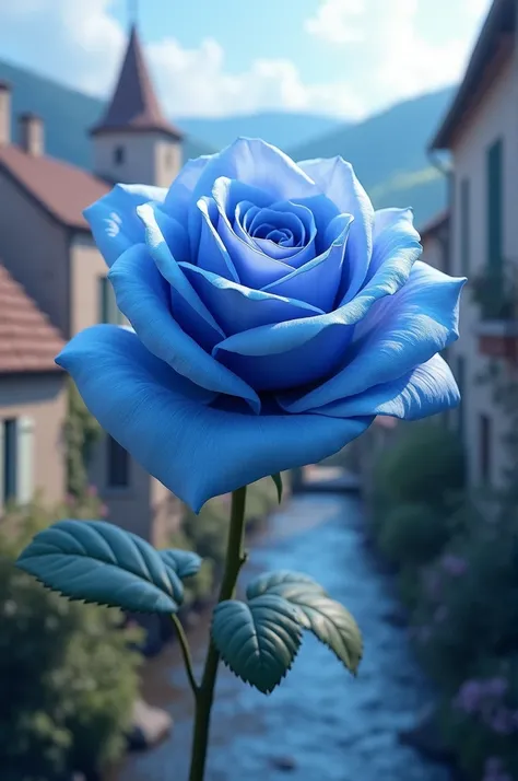 Rose blue France