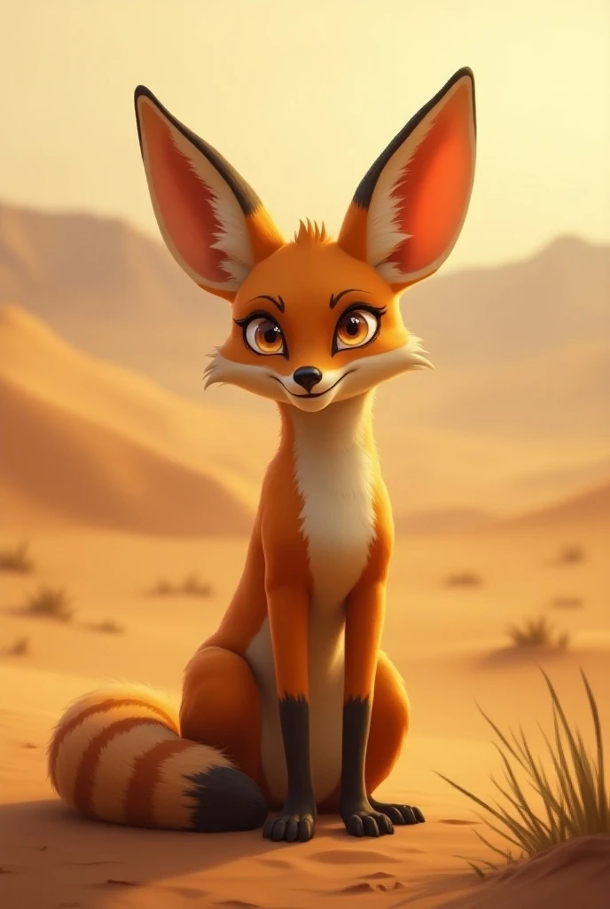 A talking desert fox