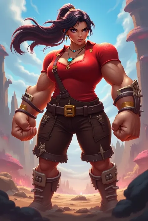 Wrecker Ralph merged with Masha from Mobile Legends 