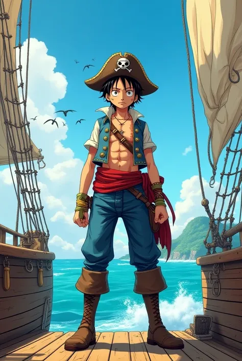 Create a 16-year-old pirate in One Piece