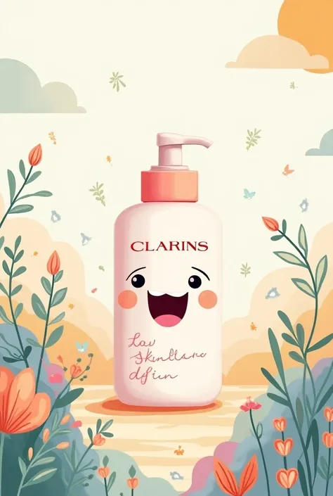 Clarins cartoon