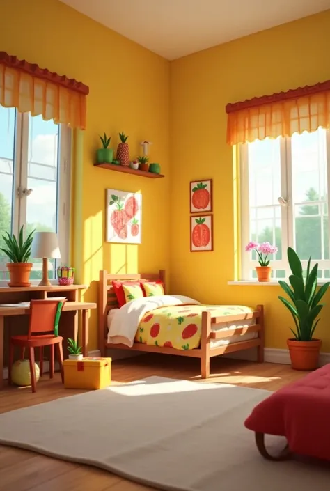 Roblox blox fruit themed bedroom