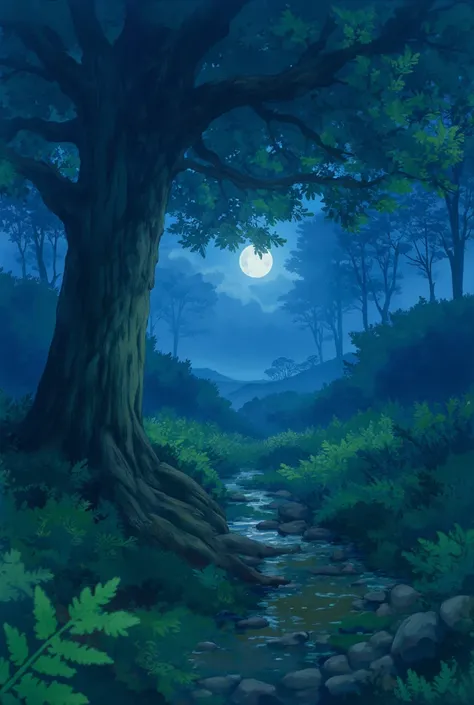 Tyndall moonLight in the Forest, by Studio Ghibli Style, Ghibli color, Miyazaki Hayao style.
best quality, masterpiece, intricate details, ultra-detailed