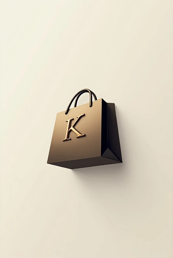 Genrate a logo for my online store kaneez store and add shoping bag in this log more luxurious and premium look