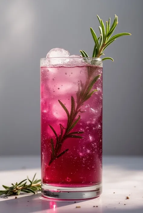 Grape and Rosemary Soda