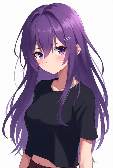 Anime Kamiya manga

girl with purple hair, clear, black shirt, cool