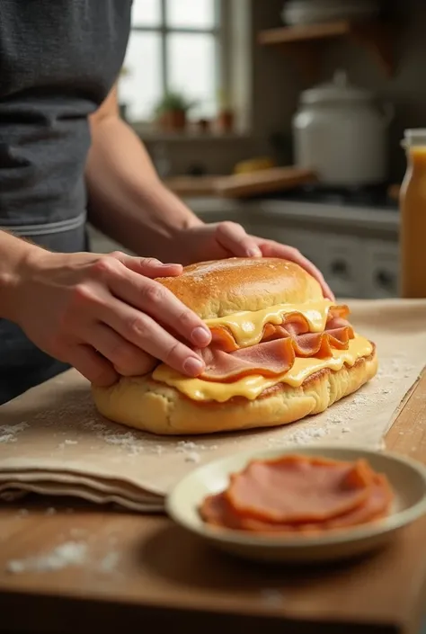 Ham bread video 