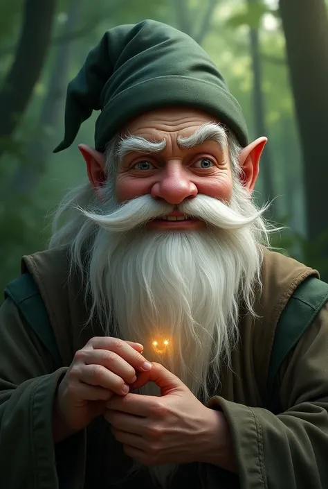 
a close up of a gnome with a long beard and a hat, a character portrait by Johannes Helgeson, Artstation contest winner, fantasy art, gnome druid,  of a gnome called eldon, gnome illusionist, an alchemist gnome, gnome,  of a forest mage, dnd dwarf, dwarf ...