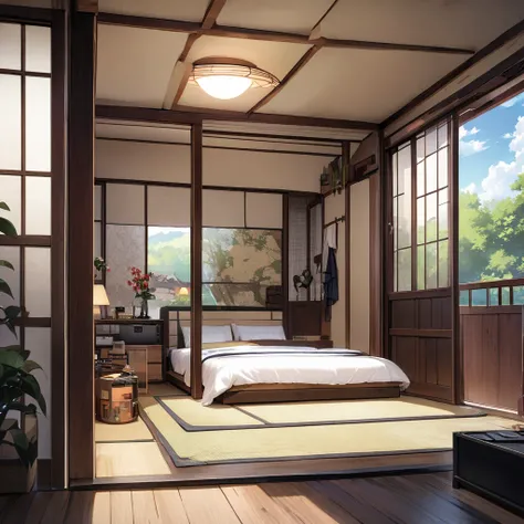 Inside the house、reluctant machine、One watch、 bed、Light、Daytime、Japanese-style room