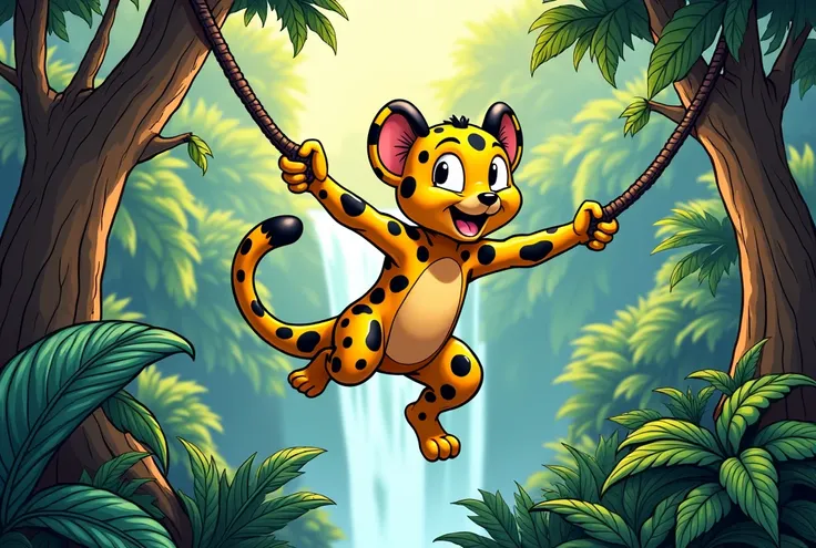 The comic book marsupilami 