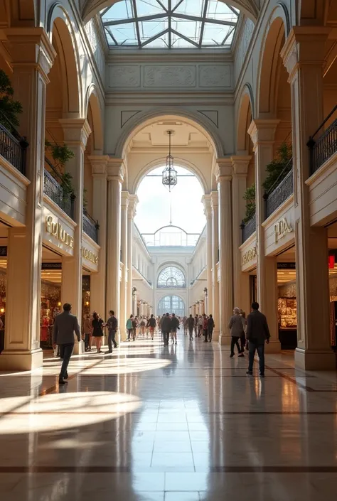  mall view of main entrance 

Top of the poster] HIDE AND SEEK 
TOP OF THE POSTER] SQAUD CENTRAL
No people 