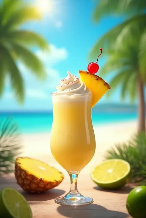 Alcohol-free piña colada