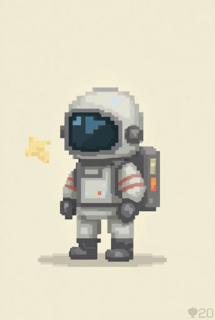 Pixelart astronaut 32x32