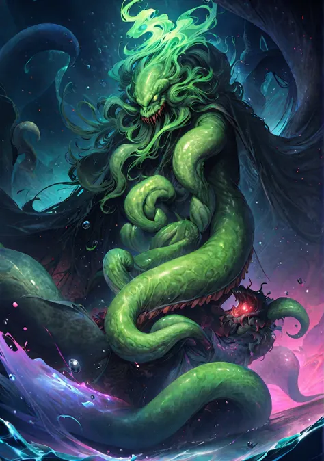 Cthulhu, Mythical Creatures , Tentacles,deep sea,dark,Mystery,Ancient,rest,Mystery符号,Mystery光芒