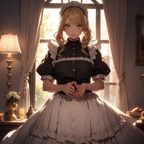 ((best Quality: 1.4)), (Unparalleled Masterpiece), (Ultra High Definition), (Ultra Realistic 8k CG), (half body image ), (ultra detailed), (maid ), (art by Jean Baptiste Monge), highly detailed maid clothes, half_apron , stunningly beautiful, highly detail...