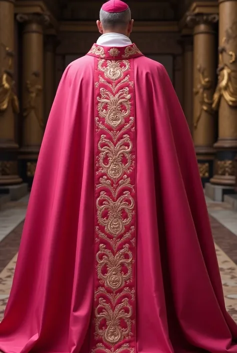 Front pink chasuble 
