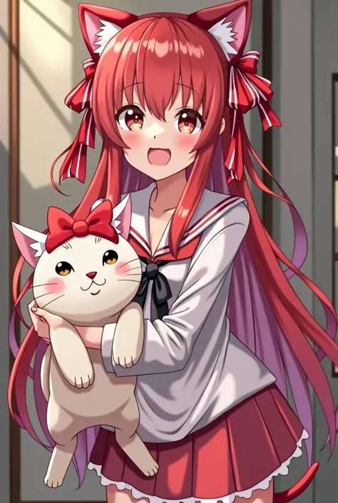 Hentai character showing pussy