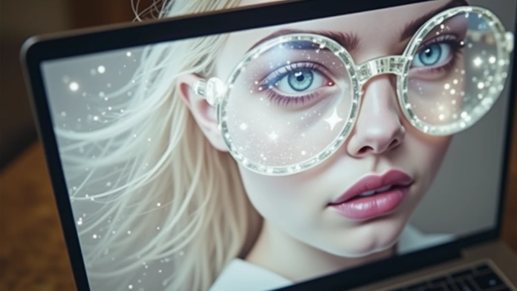  The model wears crystal sunglasses with stars and the moon in the glass 