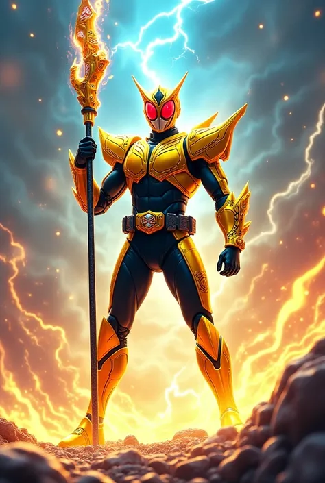 Kamen Rider Yellow Storm Staff 